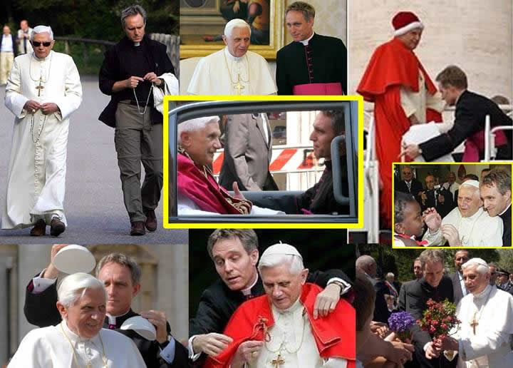 Ratzinger-Benoît XVI et ‘Mgr’ Georg Gaenswein