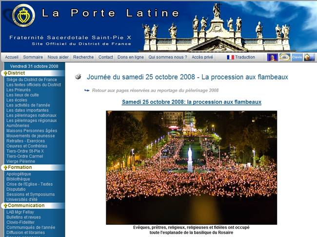 La Porte Latine s'est mise à l'heure de la Rome Apostate