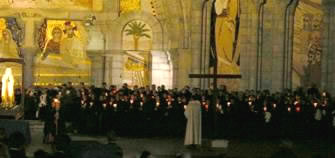 Le « petit Assise » de la FSSPX à Lourdes 2008