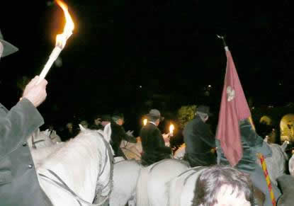 The procession of the conciliar Gardians mixed with that of the SSPX