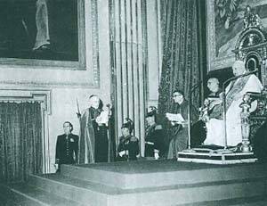 John XXIII en réception solennelle