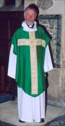 vêtements d’un pasteur anglican