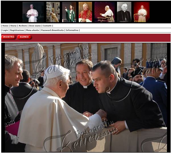 Joseph Ratzinger, Alain-Marc Nély et Jean-Marc Ledermann