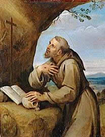 Saint François devant la Croix de Notre Seigneur