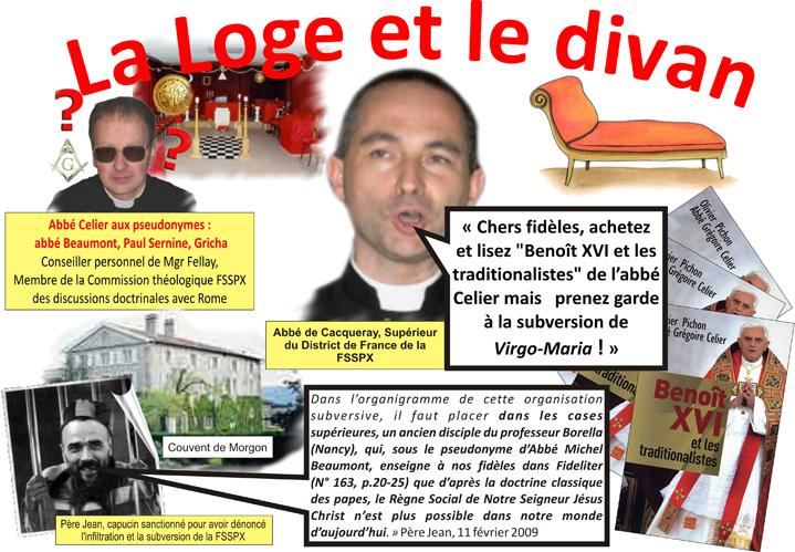 Abbé Celier et Abbé de Cacqueray FSSPX