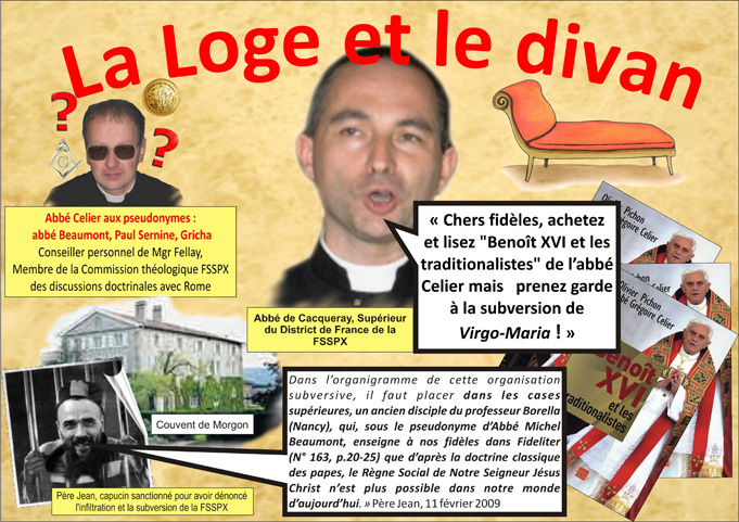 Abbé Celier et Abbé de Cacqueray FSSPX