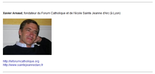 Le Forum Catholique, « Pravda » internautique de Xavier Arnaud