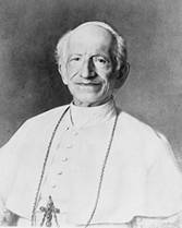 Le Pape Léon XIII qui publia sa Grande encyclique contre la Franc-maçonnerie « Humanum genus »