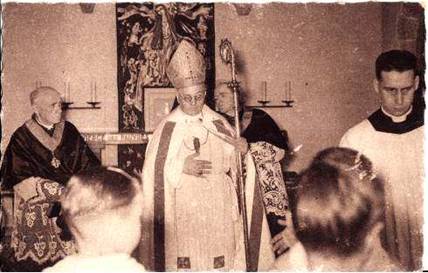 Mgr Kerkhofs, évêque de Liège († 1962), premier évêque de l’abbé Paul Schoonbroodt