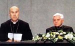 Bertone & Joseph Ratzinger