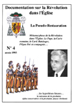 La Pseudo-Restauration de Ratzinger