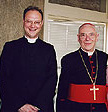 Alain Lorans (FSSPX) et Paul Joseph Jean Poupard